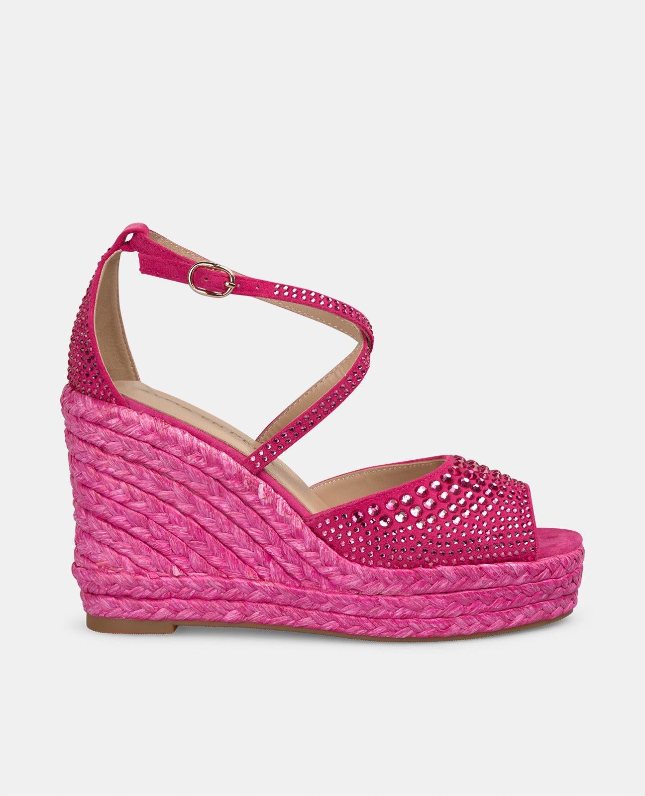 alma-en-pena-54215-keil-sandale-fucsia-strass-9-8-cm image 1