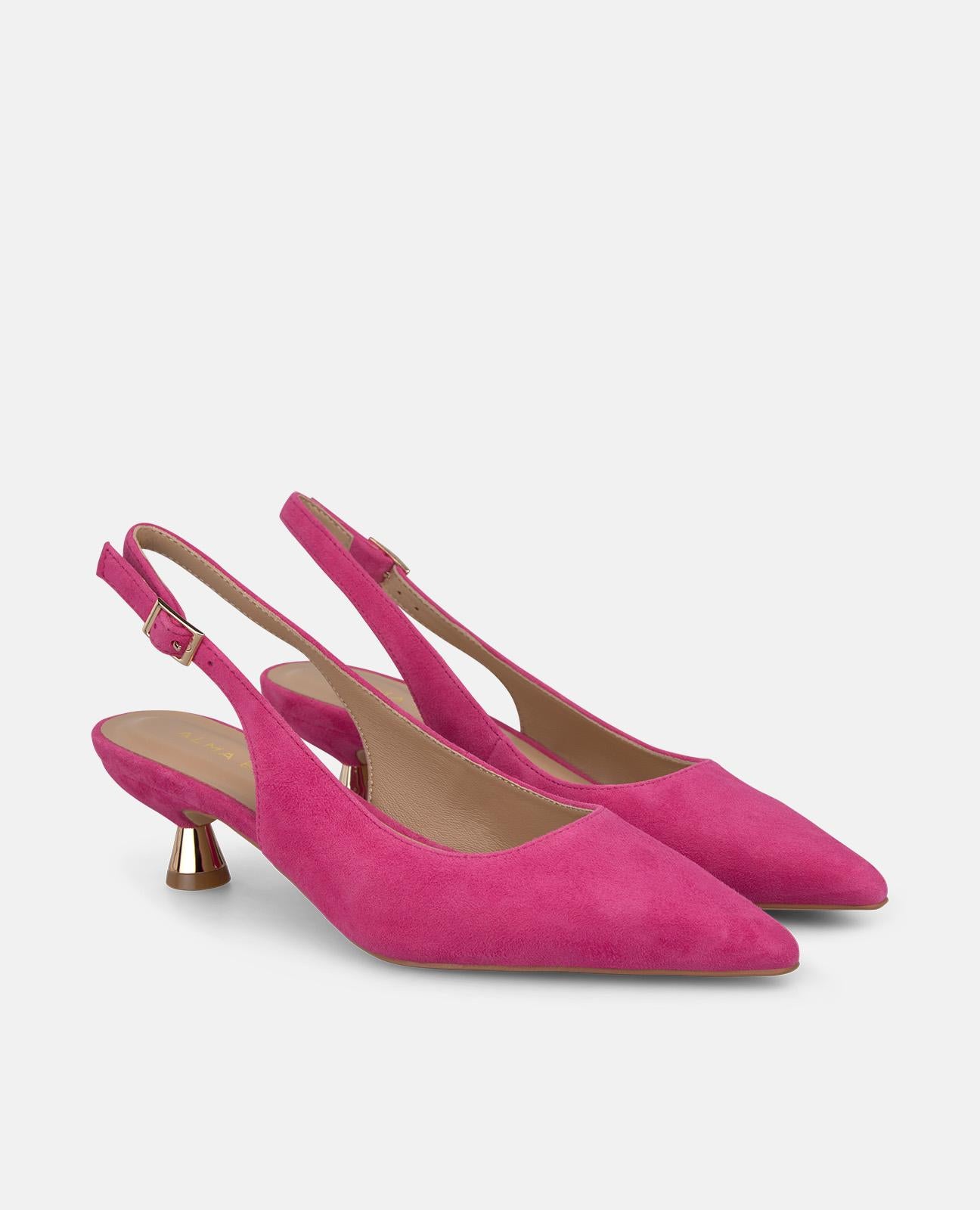 alma-en-pena-slingback-kitten-heels-fuchsia-4-cm image 2