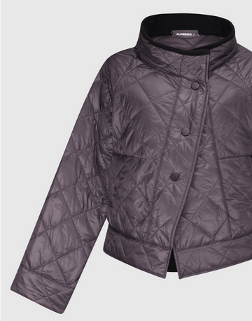 alembika-ether-rib-trim-jacke-grau image 6