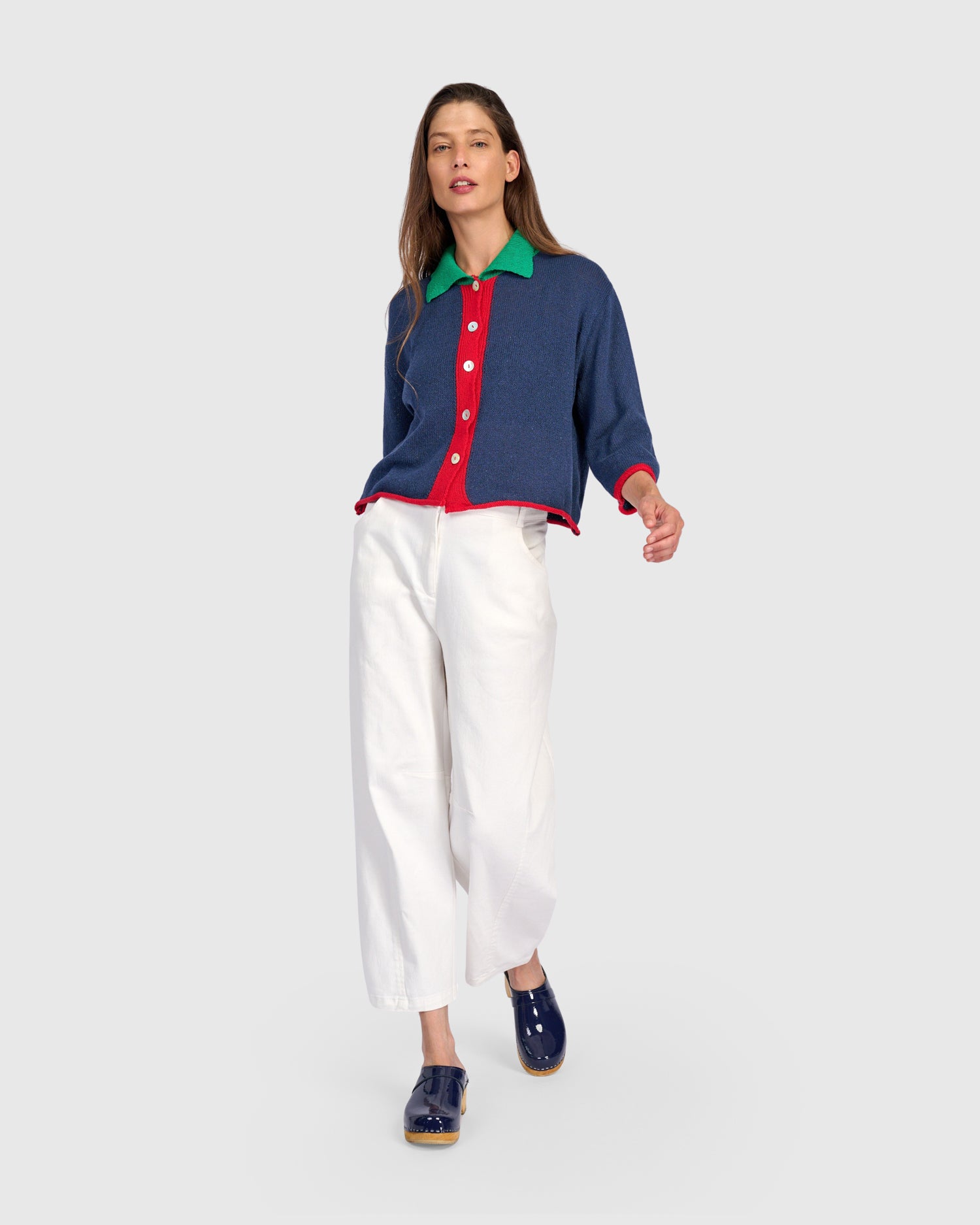 alembika-coco-cardigan-navy-mix-cropped image 6
