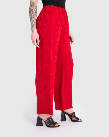 alembika-sabi-straight-pants-damen-hose-rot-jacquard-viskose image 4