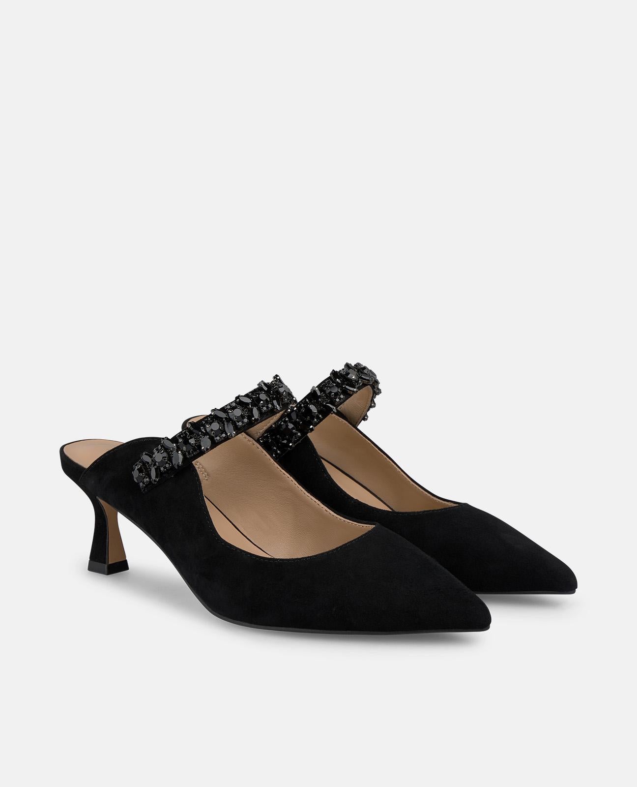 alma-en-pena-sling-pumps-schwarz-strass-riemen-6-cm-spitze image 2