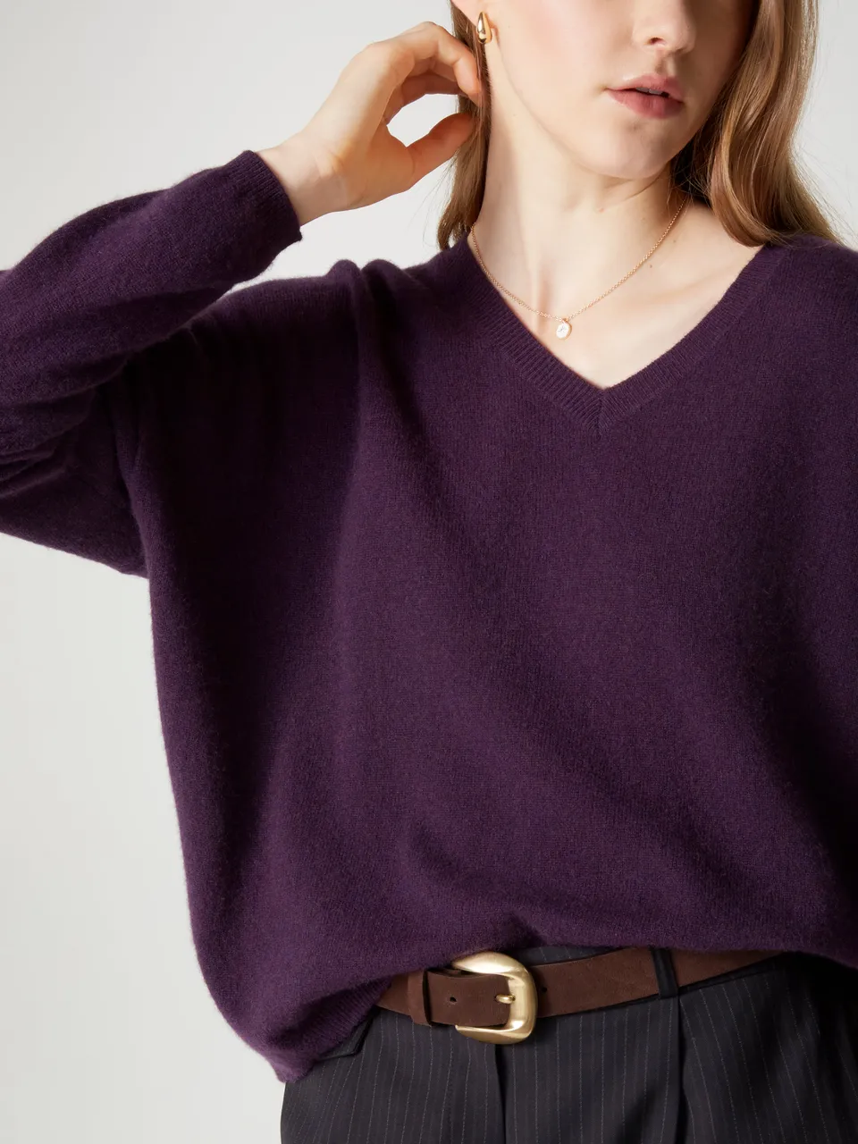 absolut-alicia-pullover-mit-v-ausschnitt-aus-100-kaschmir-iconique image 1