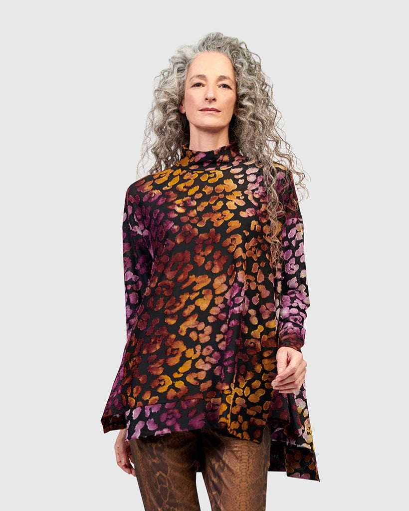 alembika-pallas-trapeze-top-bloom-a-linie-jersey image 1