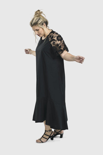 alembika-exquisite-swing-kleid-schwarz-spitze-hi-lo image 3