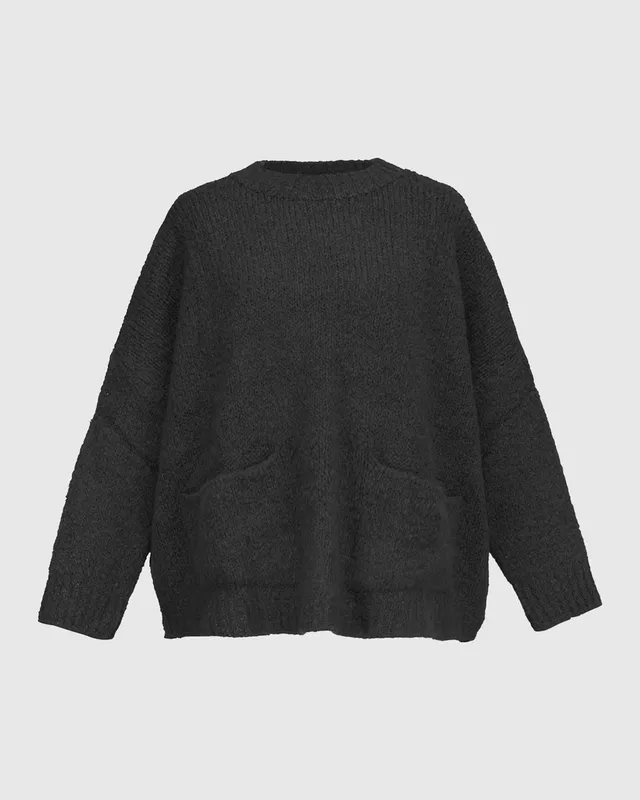 alembika-on-repeat-sweater-charcoal image 1
