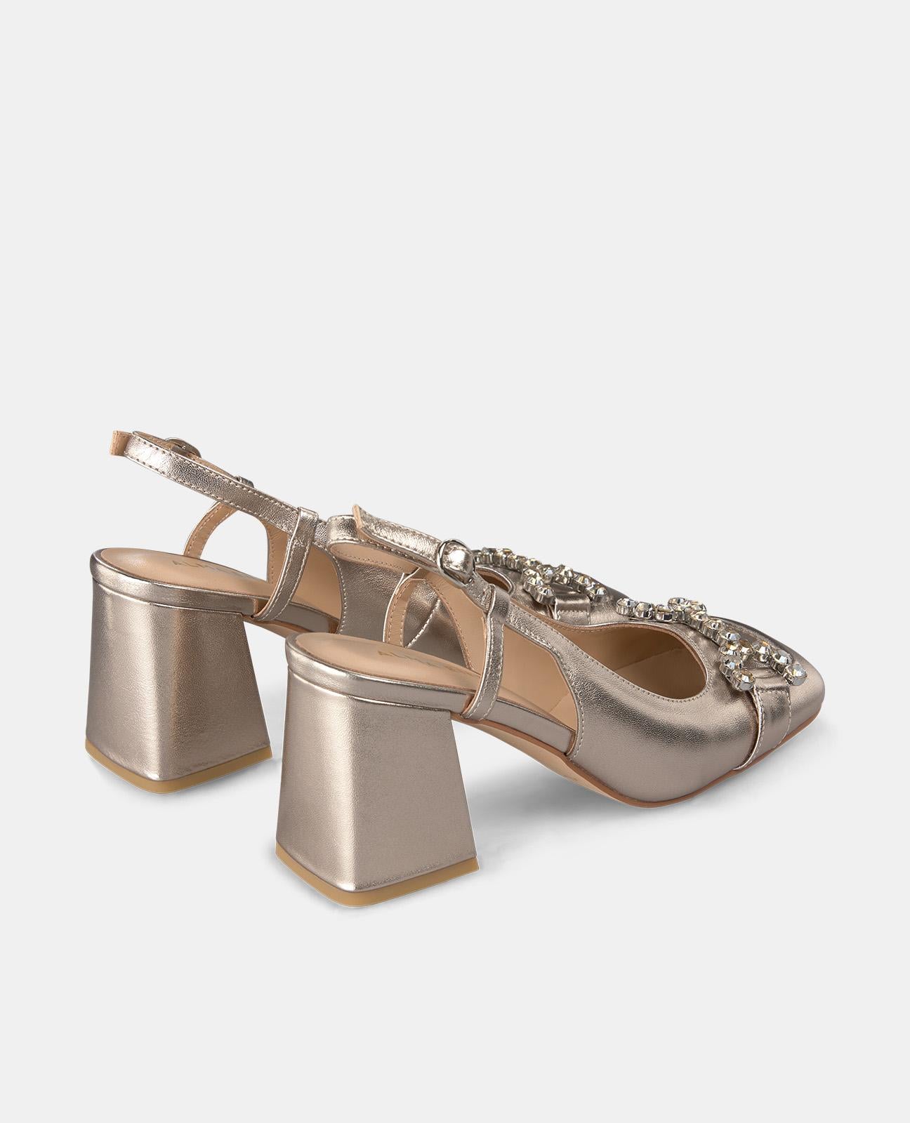 alma-en-pena-pumps-mit-steg-bronze-7-5-cm-absatz image 3