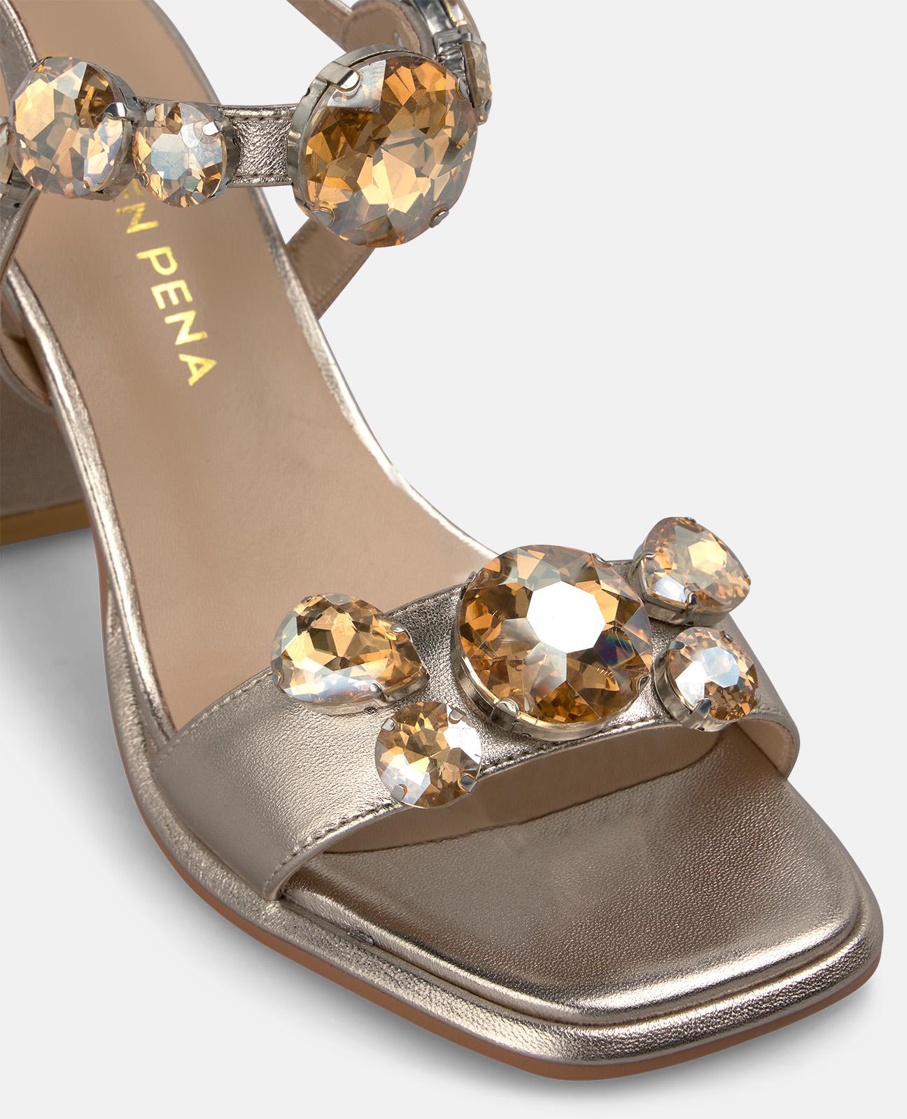alma-en-pena-strass-sandale-metallic-9-cm-bronce image 4