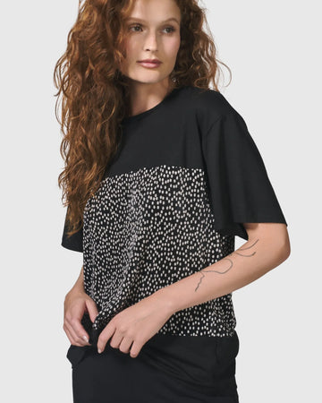 alembika-starlight-tee-dots-plissee-t-shirt-f-r-damen image 3
