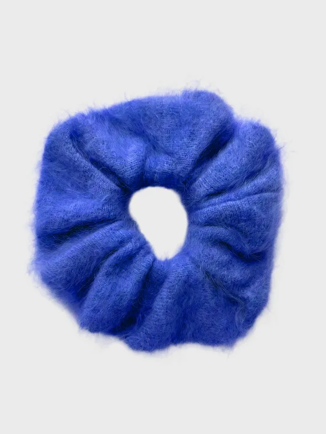 absolut-sterenn-scrunchie-haargummi-aus-kaschmir-cobalt-blau image 1