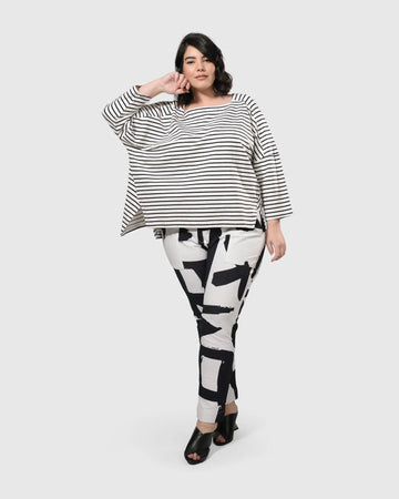 alembika-urban-jagger-stripe-top-schwarz-stretch-baumwoll-shirt image 8