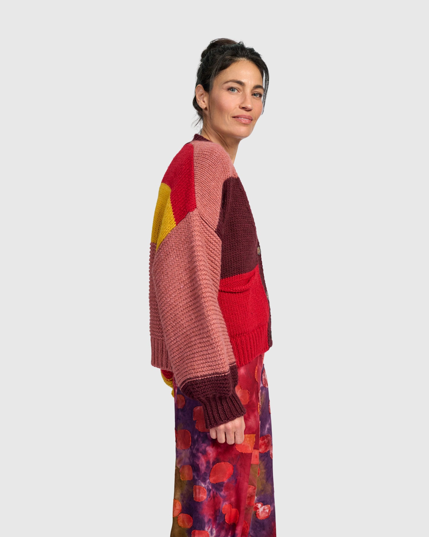 alembika-carnival-chunky-cardigan-ruby image 4