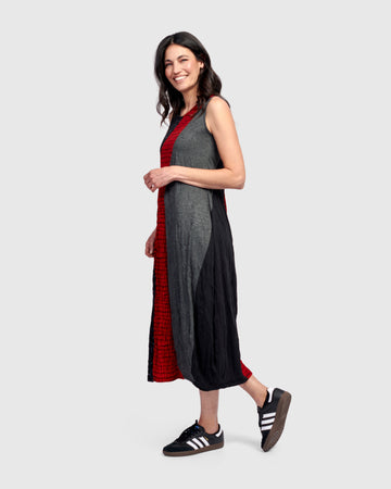 alembika-blaise-sleeveless-dress-midi-kleid-rot image 4