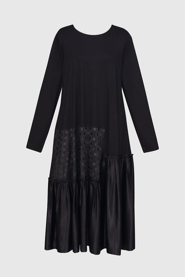alembika-circles-tiered-dress-kleid-schwarz image 8