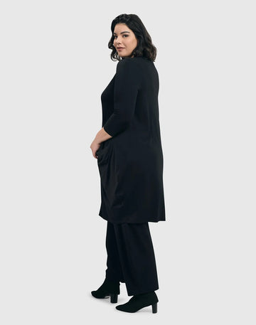 alembika-essential-draped-cocoon-jacke-schwarz image 6