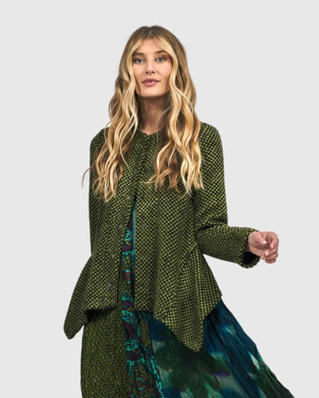 alembika-roxane-jacket-damen-strickjacke-green image 5