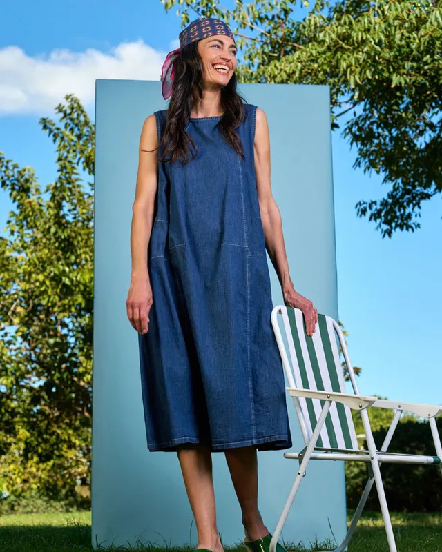 alembika-ceci-swing-kleid-denim image 1