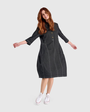 alembika-harper-shirtdress-jet-denim-damen-blusenkleid-midi image 6