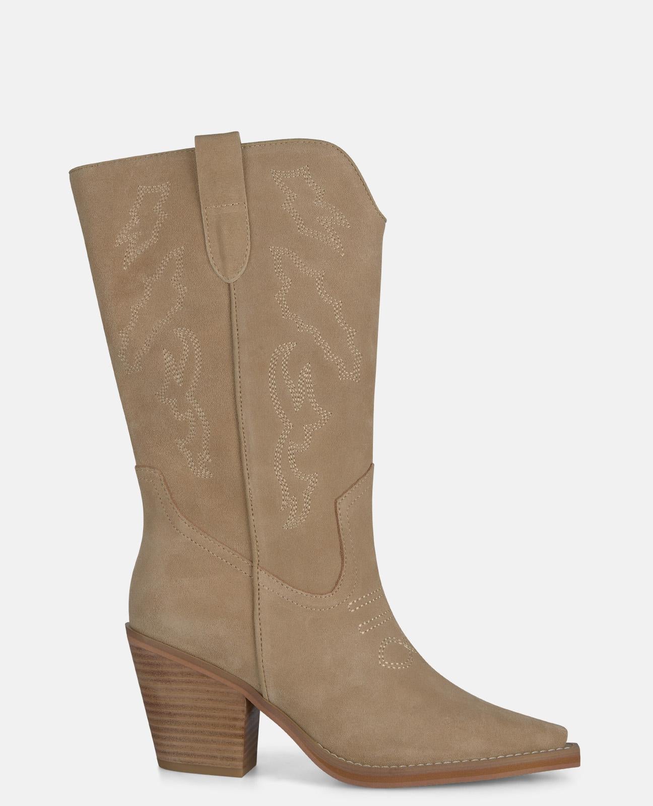 alma-en-pena-cowboy-stiefel-arena-7-cm-halbschaft-31-cm image 1