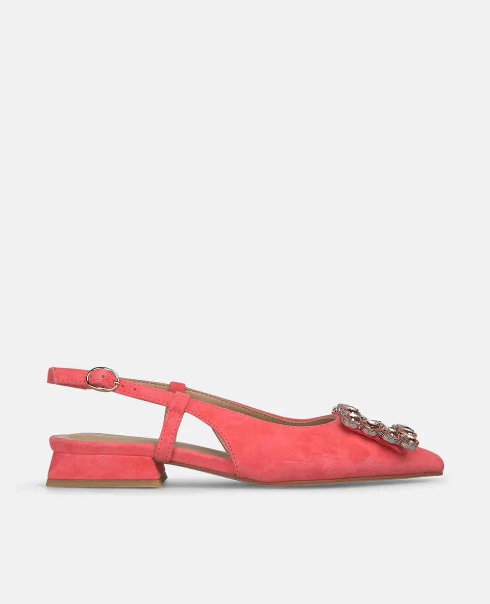 alma-en-pena-ankle-pointed-shoe-spitzer-slip-on-flachschuh-koralle-2-cm-absatz image 1