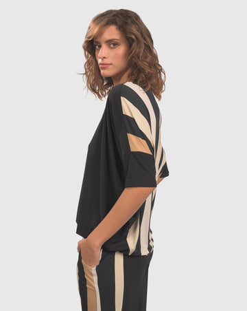 alembika-drapey-dolman-top-sunrise-streifen image 2