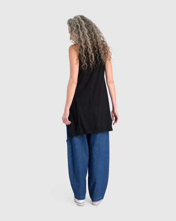 alembika-essential-rmelloses-tunika-top-schwarz-st346b image 5
