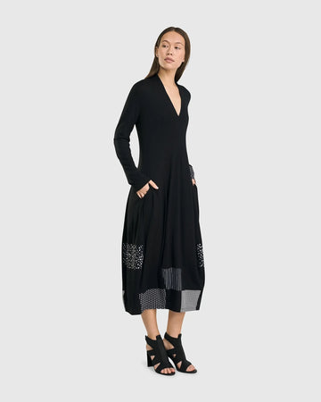 alembika-josie-cocoon-kleid-mono-techno-jersey image 7