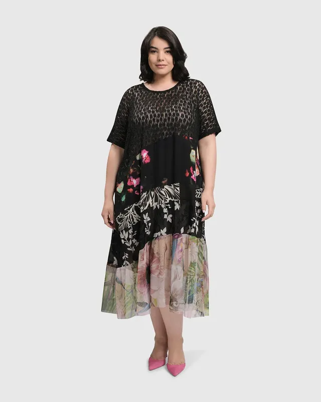 alembika-adaline-tiered-maxi-kleid-damen-floral image 1