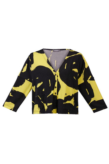 alembika-art-print-cardigan-sj412l-strickjacke-lime image 6