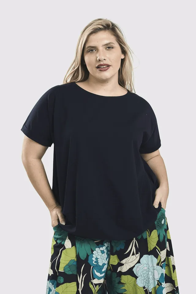 alembika-everywhere-tee-shirt-navy image 1