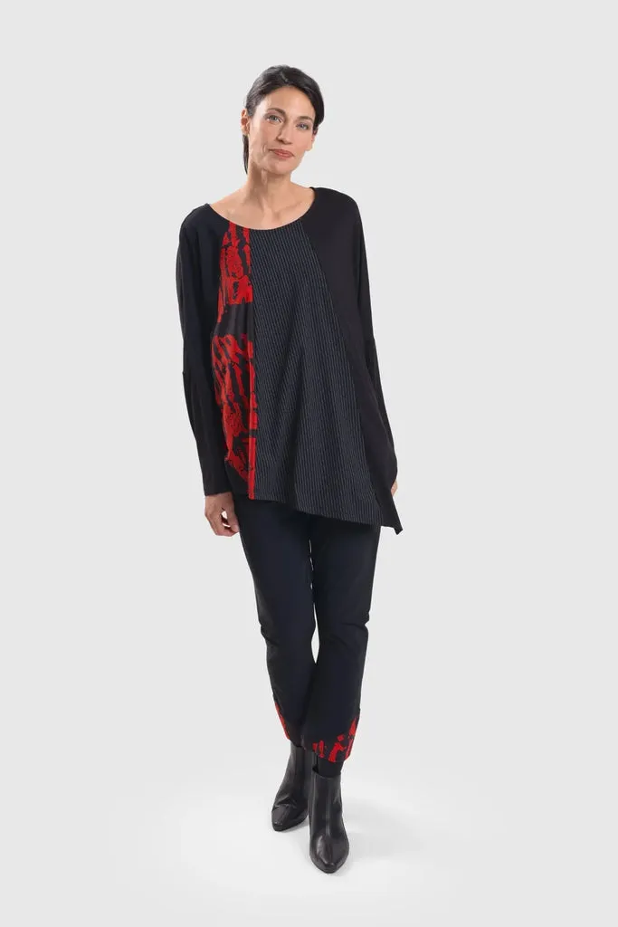 alembika-tekbika-angled-top-flame-langarmshirt image 1
