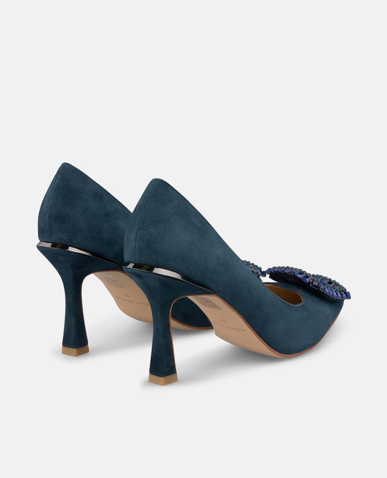 alma-en-pena-alfa-61450-high-heel-pumps-spitz-marineblau-9-cm image 3