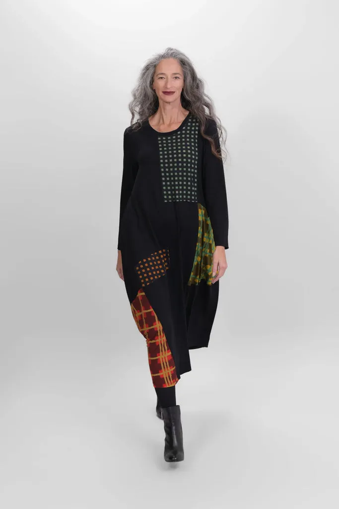 alembika-misto-swing-maxi-dress-damen-maxikleid-multi image 1