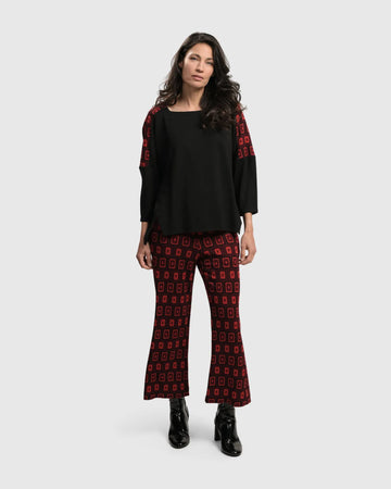 alembika-dynamite-days-boxy-top-red-karree-ausschnitt-shirt image 4