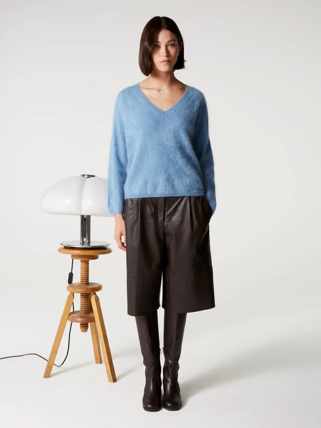 absolut-pull-soeli-damen-kaschmirpullover-oversize-v-ausschnitt-hellblau image 1