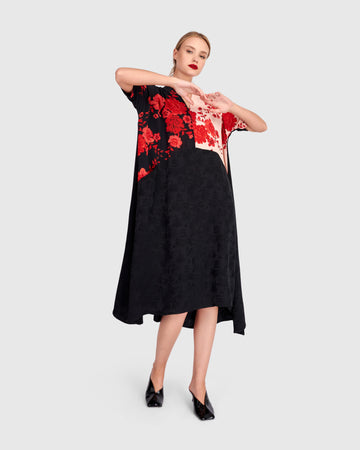 alembika-hana-a-linie-kleid-schwarz-mix image 7