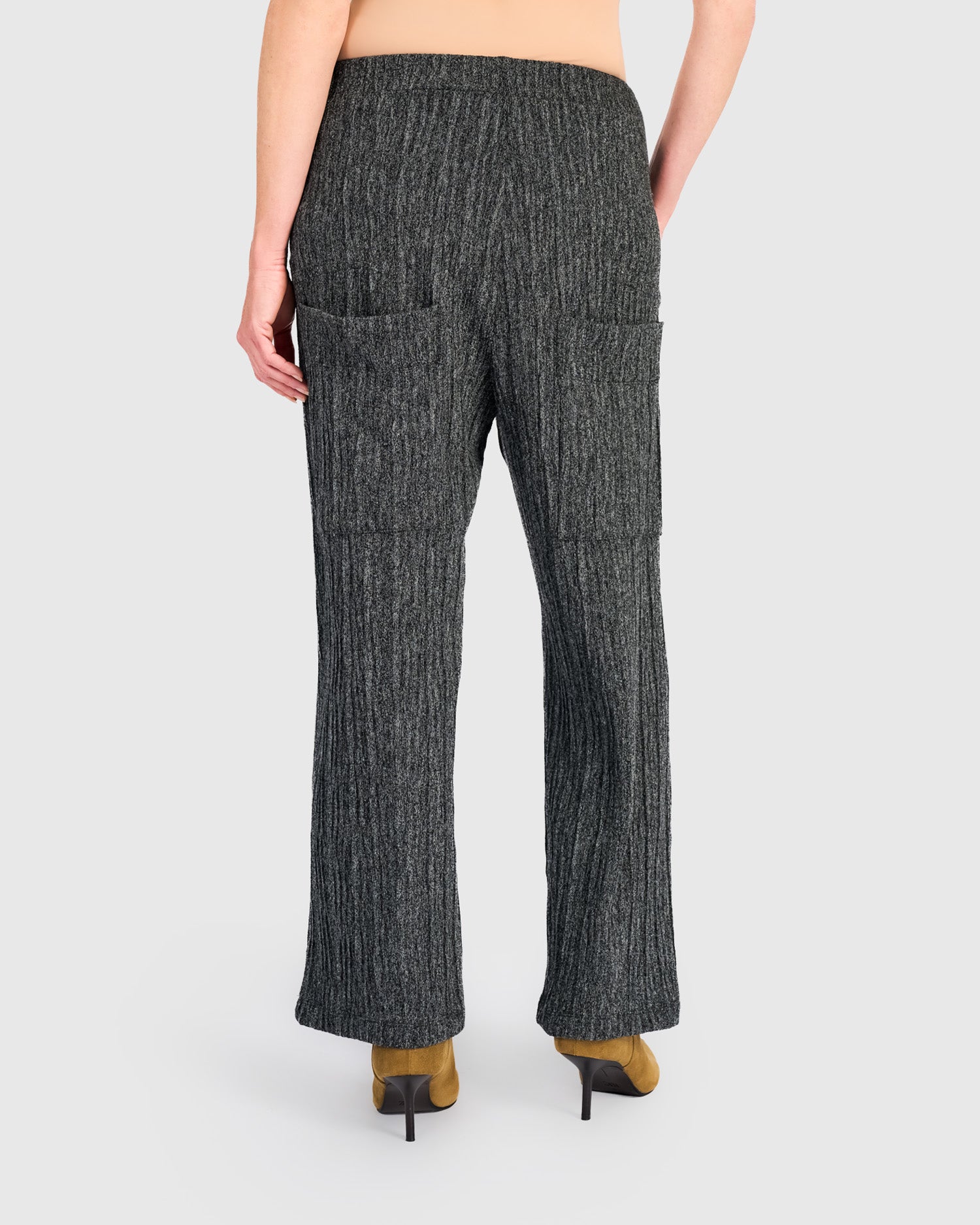 alembika-urban-heather-knit-straight-pants-graphite-strickhose image 4
