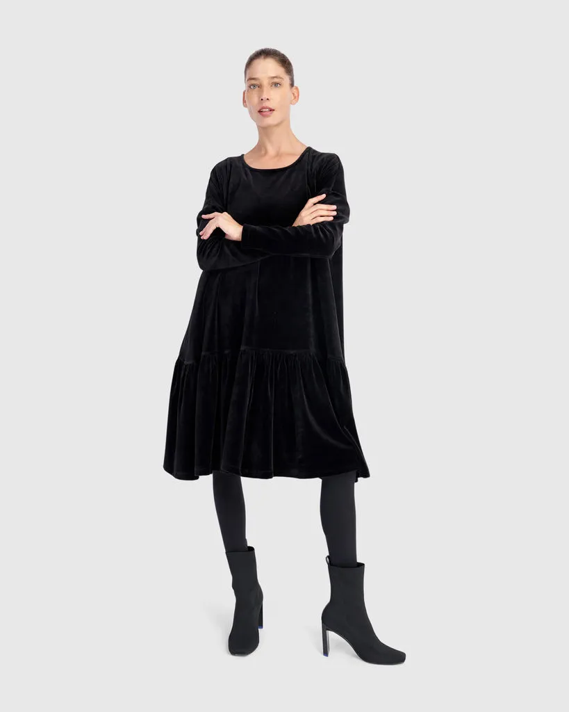 alembika-everyday-velvet-babydoll-kleid-schwarz-samtkleid image 1