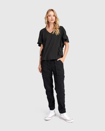 alembika-cargo-jogger-hose-schwarz image 4