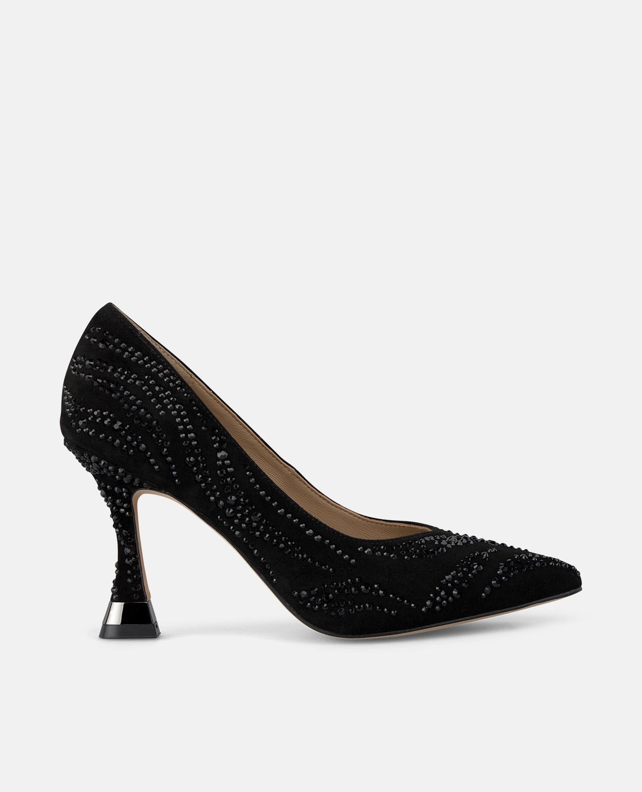 alma-en-pena-high-shoe-with-rhinestone-detail-pumps-schwarz-9-cm image 1