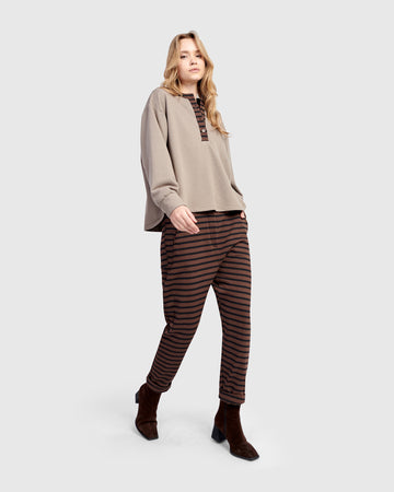 alembika-urban-dash-harem-pants-damen-hose-stripes image 8