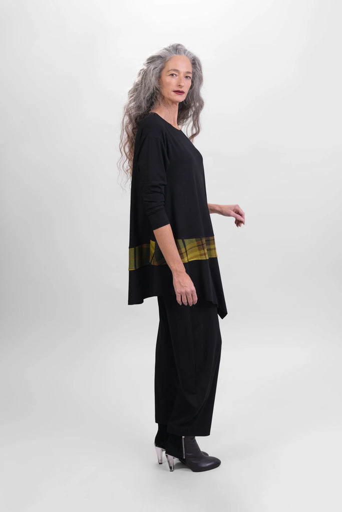 alembika-plaid-asymmetry-top-at322p-plaid image 1