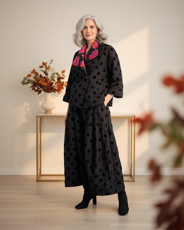 alembika-cherie-cocktail-jacke-black-dots image 4