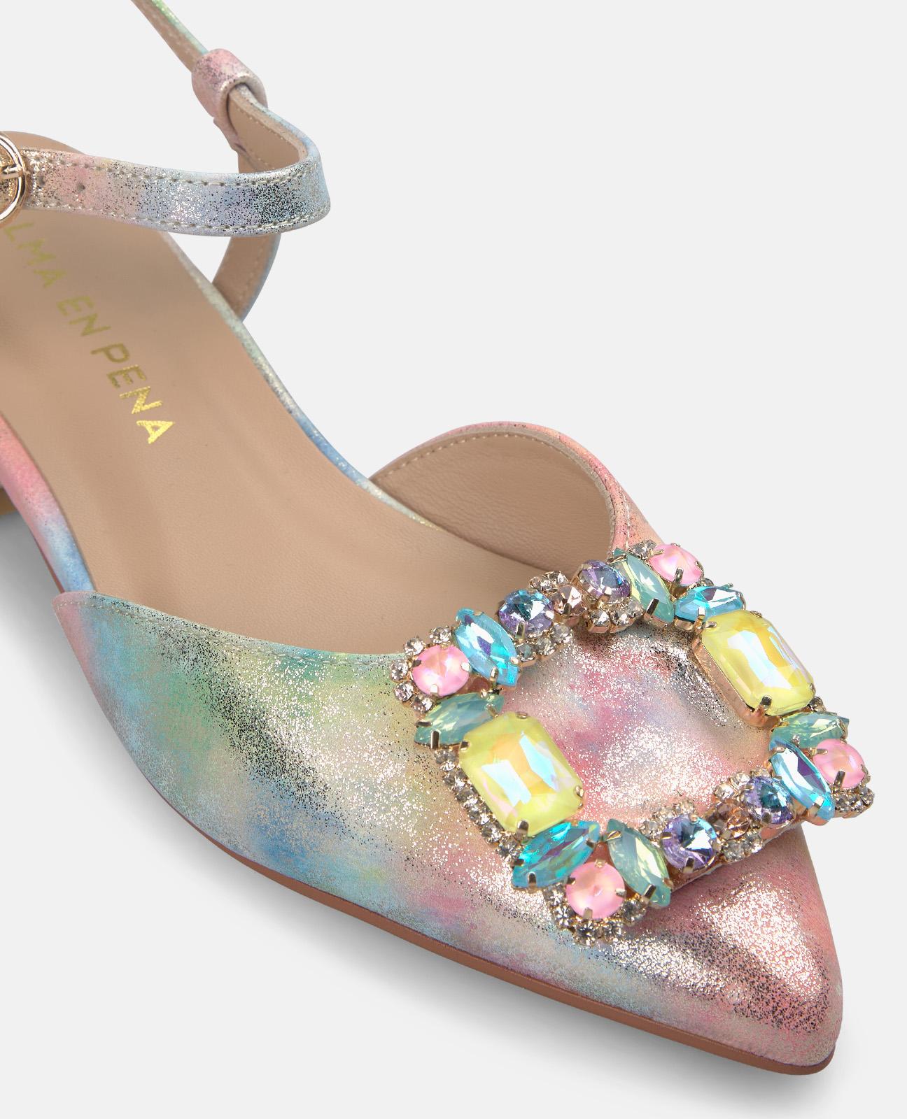 alma-en-pena-alfa-62950-pointe-flats-rosa-2-cm-mit-schmuck image 4