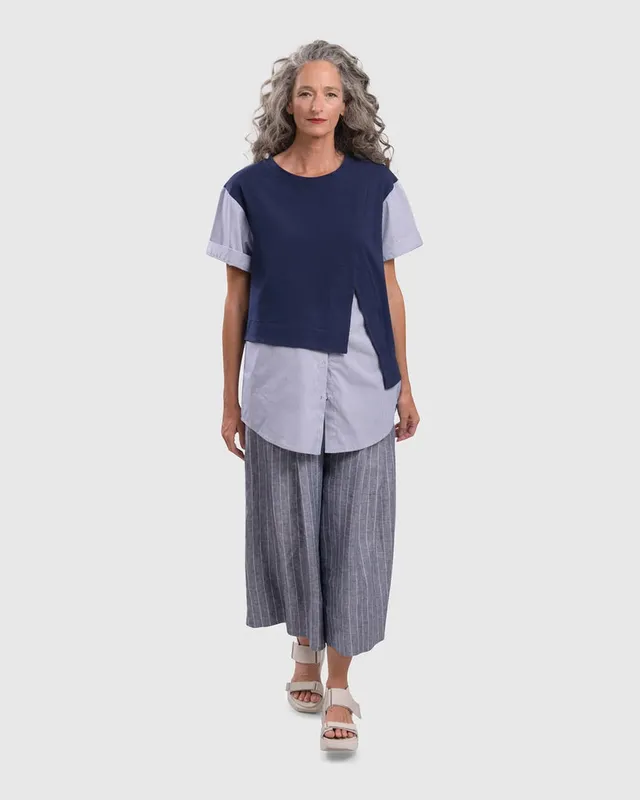 alembika-schoolgirl-tunika-navy-2-in-1-look image 1