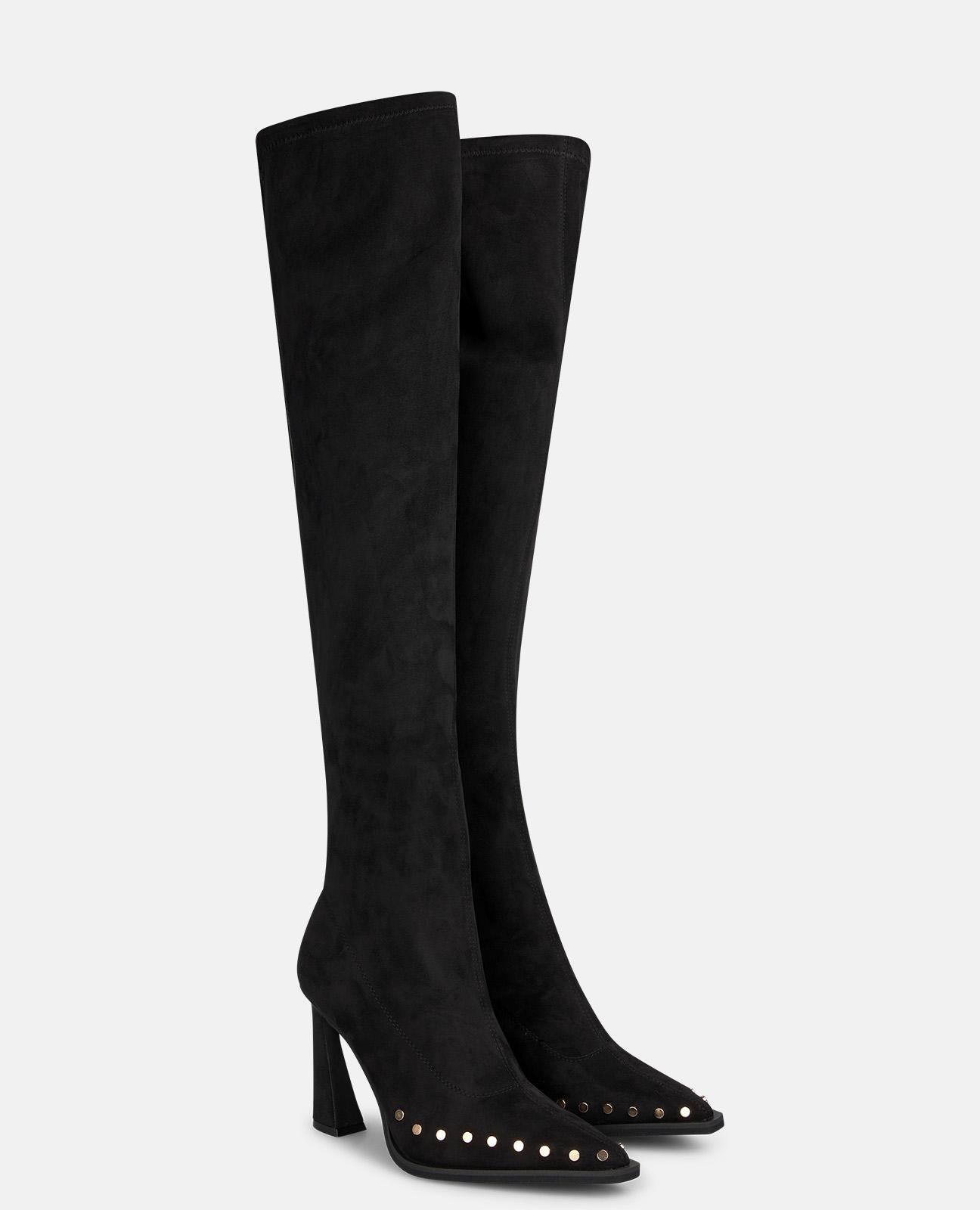alma-en-pena-stiefeletten-schwarz-nieten-9-cm image 2