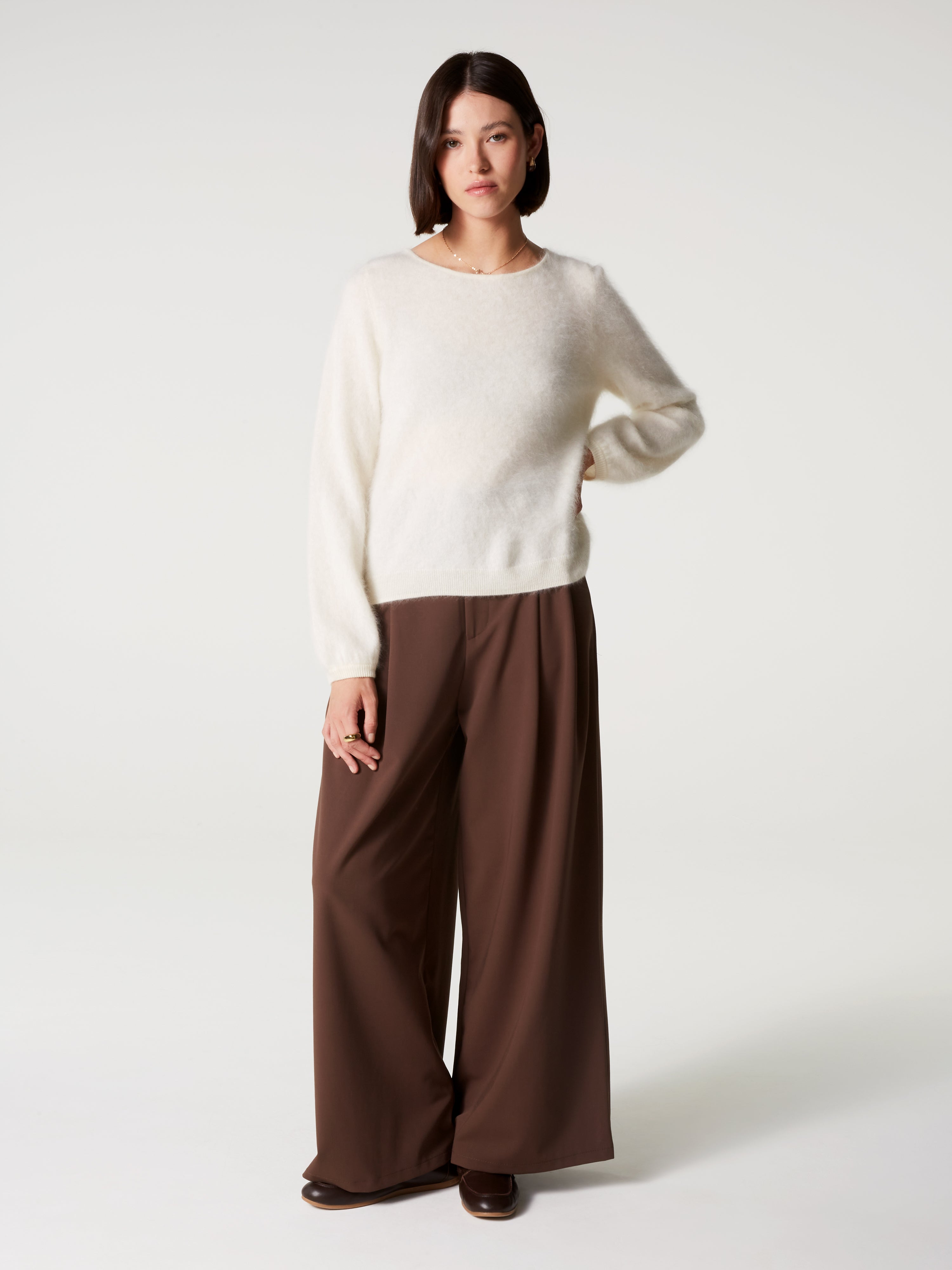absolut-garance-pullover-aus-geb-rstetem-kaschmir-cream image 1