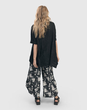 alembika-crinkle-trapeze-top-schwarz image 8