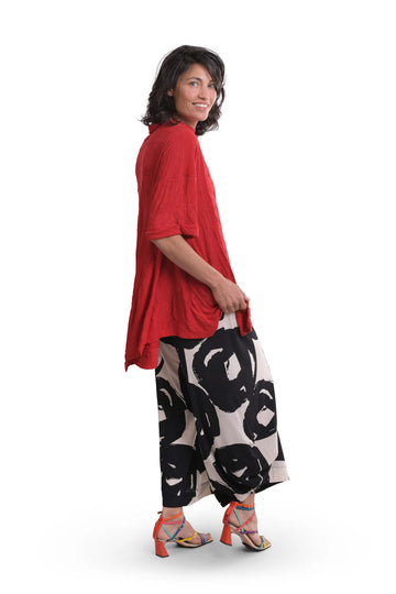 alembika-haven-crinkle-trapeze-top-rot-a-linien-top image 4