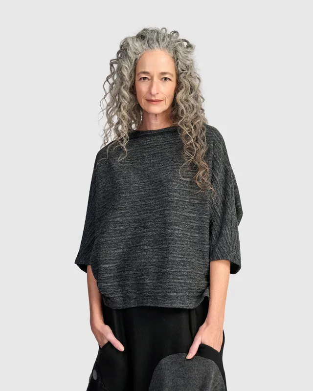 alembika-urban-heather-knit-pullover-tunika-graphite image 1
